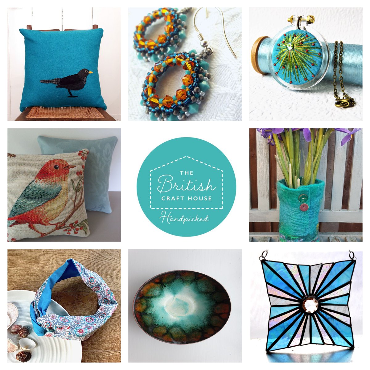 It’s teamwork Thursday! Turquoise is my theme for a collection from the talented makers @BritishCrafting
#teamworkthursday #tbch #teamtbch #shoptbch #tbchseller #britcraft #turquoise 
@odesiamay @margdier @fabricvase @joysofglass @carolineingra19 @mhw_millinery @linlougifts