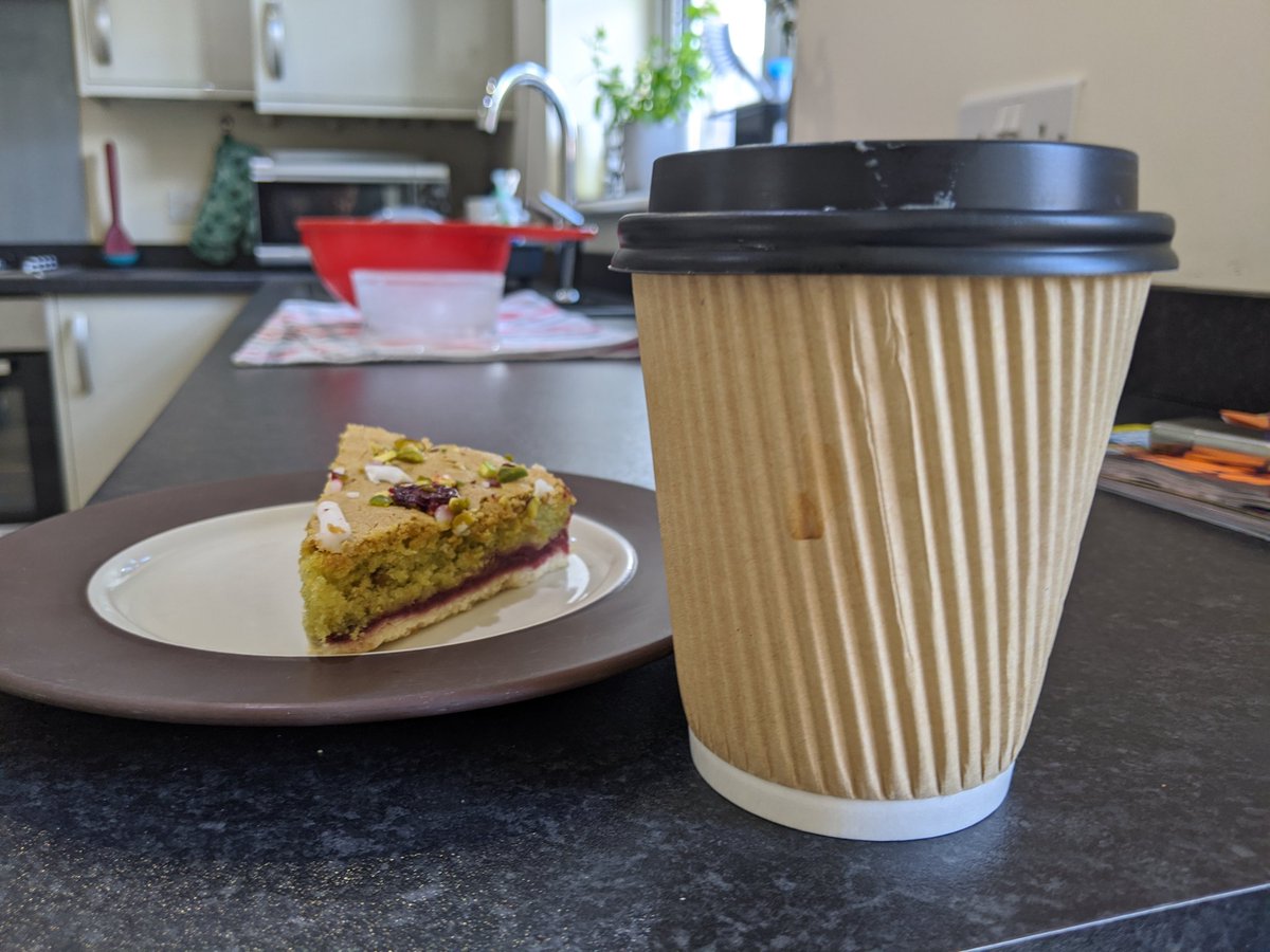 On my daily walk... The small coffee shop round the corner has reopened today! Please may I have as much cappuccino as can fit in a cup (and a cake!) #bestday #shoplocal #itsthelittlethings  👍