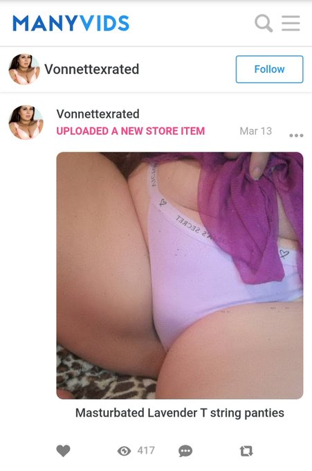 Ive been getting more and more panty fetish requests  I will be selling a lot of juicy pantys at @ManyVids  Go<a href="/tag/findomme"class="tags"><span>#findomme</span></a><a href="/tag/pantypics"class="tags"><span>#pantypics</span></a><a href="/tag/mv_teaser"class="tags"><span>#mv_teaser</span></a>