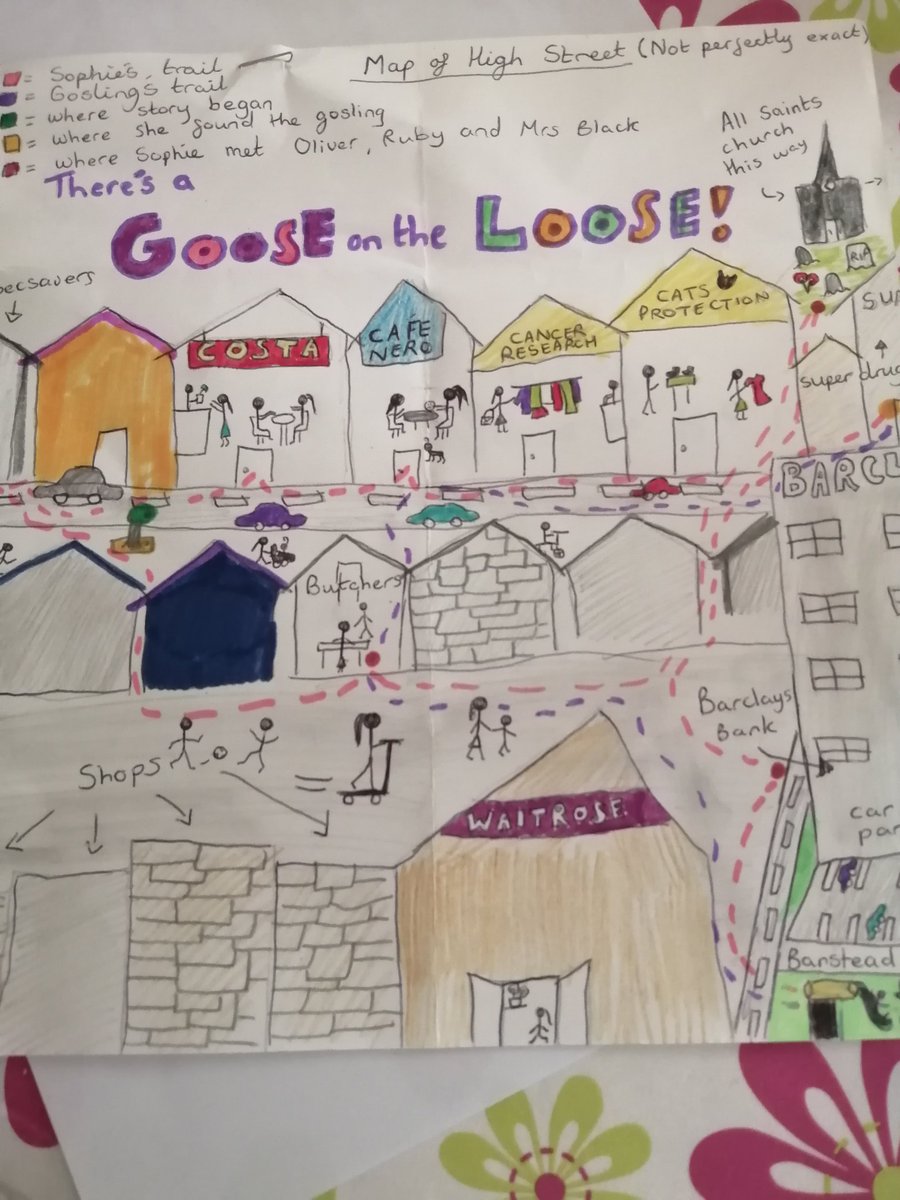 RBWrites1's tweet photo. There's a #goose on the loose #Banstead. A chaotic and madcap pursuit ensues.. #RBwrites #creative #storytelling #youngwriters https://t.co/0EGh40wnvi