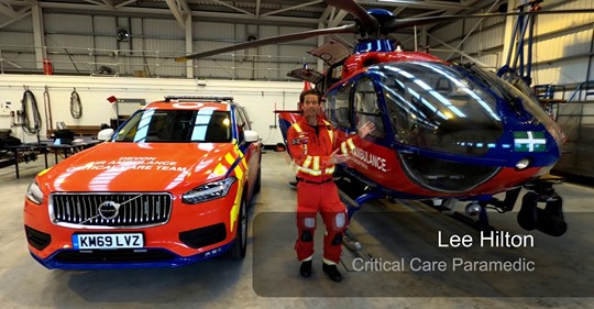 DevonAirAmb's tweet photo. As we resumed our air operations last week, our Critical Care Paramedics Jess &amp; Lee put this message together to let you all know that their life-saving team are responding to patients by both land and air. #savinglives #givethemawave https://t.co/d3CPRS6Afg https://t.co/ZUSPZ6WhYQ