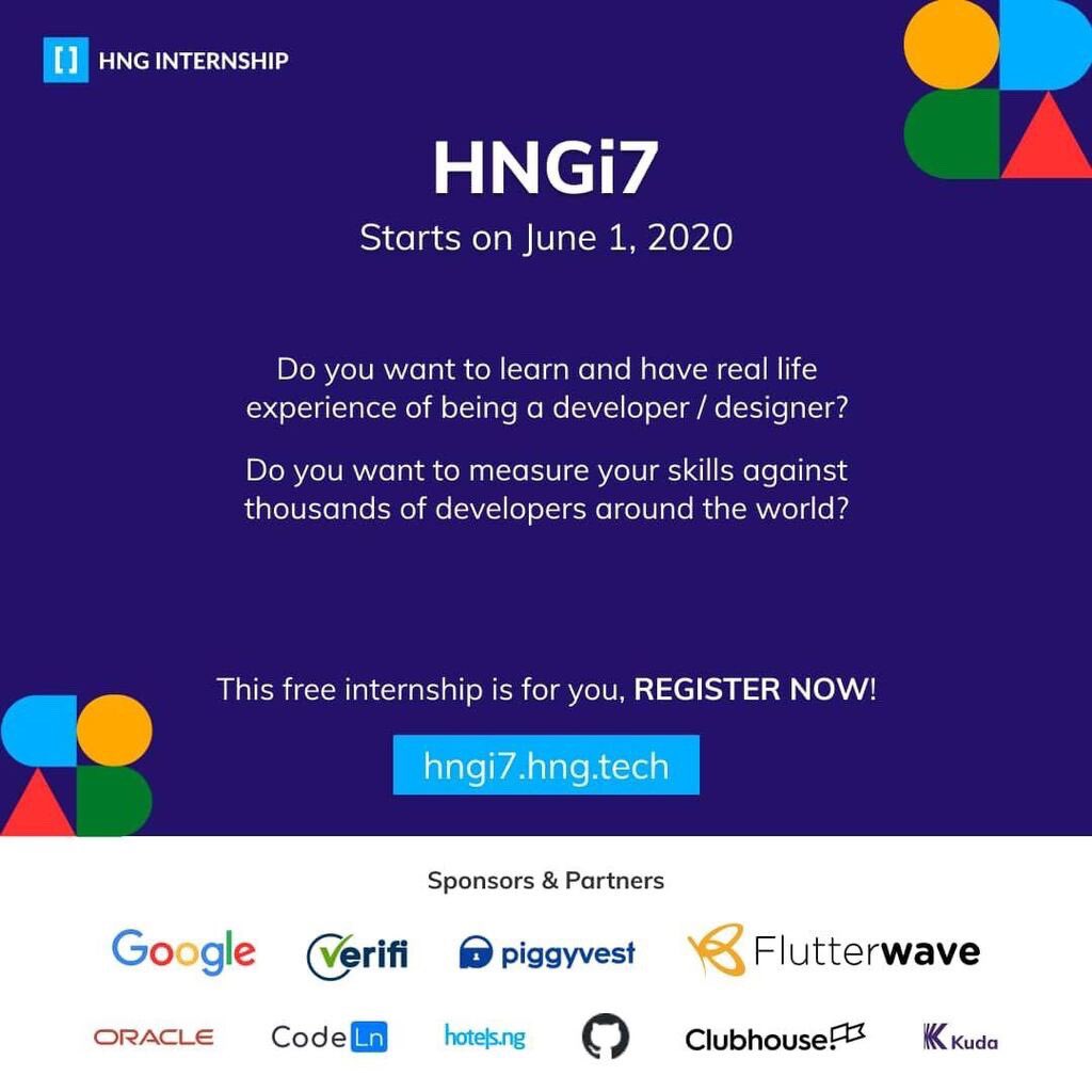 theflutterwave's tweet photo. We're excited to partner with @hnginternship this year !! 🥳

If you've always wanted to code or design, now is your chance to learn by registering for the HNG Internship 7 here👇🏾
https://t.co/haQXBMTMBD https://t.co/yF5dsphZn5