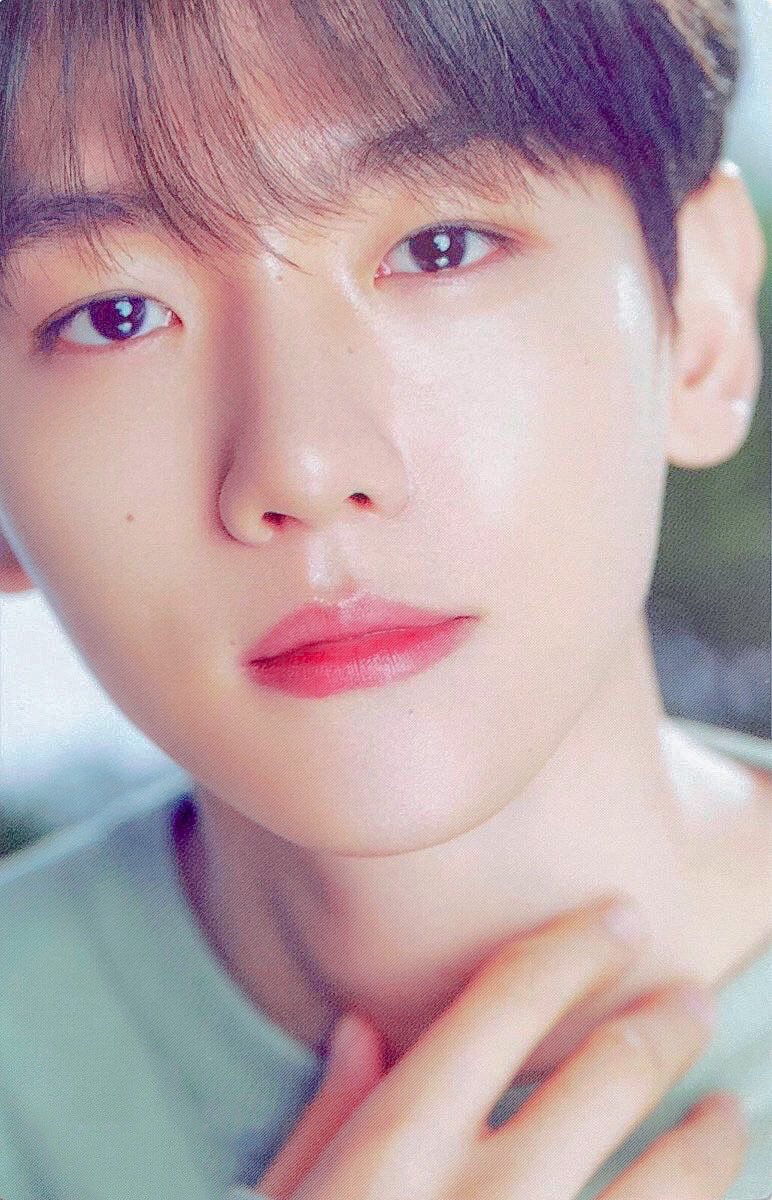 quinsehun's tweet photo. #BAEKHYUN x TirTir photocards (edits) https://t.co/CjBOF5IBJD