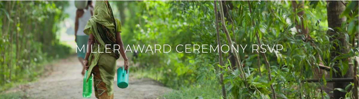 Please consider attending this year's Kenneth J Miller Founder's award ceremony (virtually) and helping us honor our committee's winner Shannon Frye (<a href="/shannonf1001/">Shannon F</a>) from <a href="/NashvilleMWS/">Metro Water Services</a>.  We are so proud of her and thankful for all her efforts! <3 
waterforpeople.org/miller-award-c…