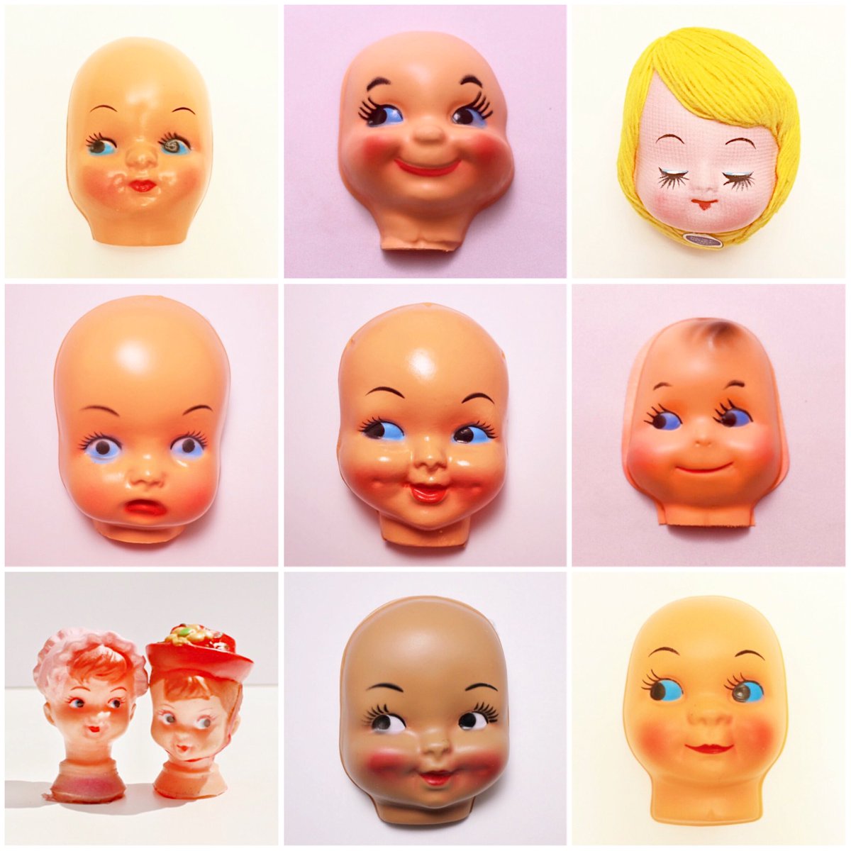 ヴィンテージdeco 新宿店 Op Twitter Webshop ヴィンテージドールフェイス レトロなお顔がとってもキュート ヴィンテージ ドールフェイス ドールヘッド Webshopでは 1950年代前後の珍しくてかわいい ドール用品をご覧いただけます T Co Pxnjzfgvp4