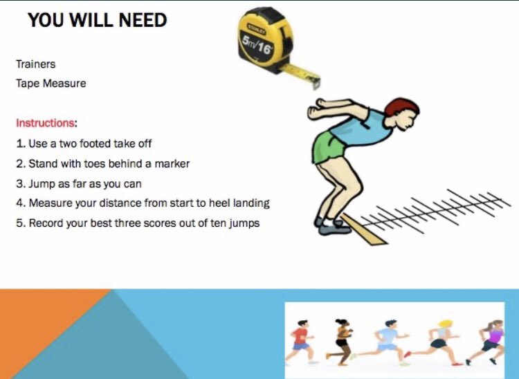 PeVilliers's tweet photo. Try the standing broad jump at home and develop explosive power like MJ. #stayactive #villiersfamily https://t.co/X31bziXd7F