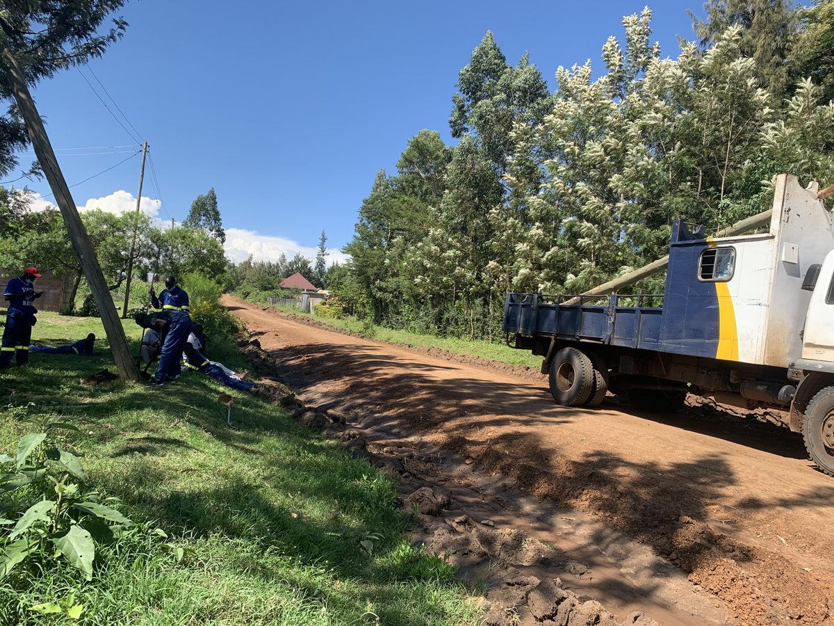 Thank you ⁦<a href="/KenyaPower_Care/">Kenya Power</a>⁩ Kisumu for your quick action to replace this leaning pole.