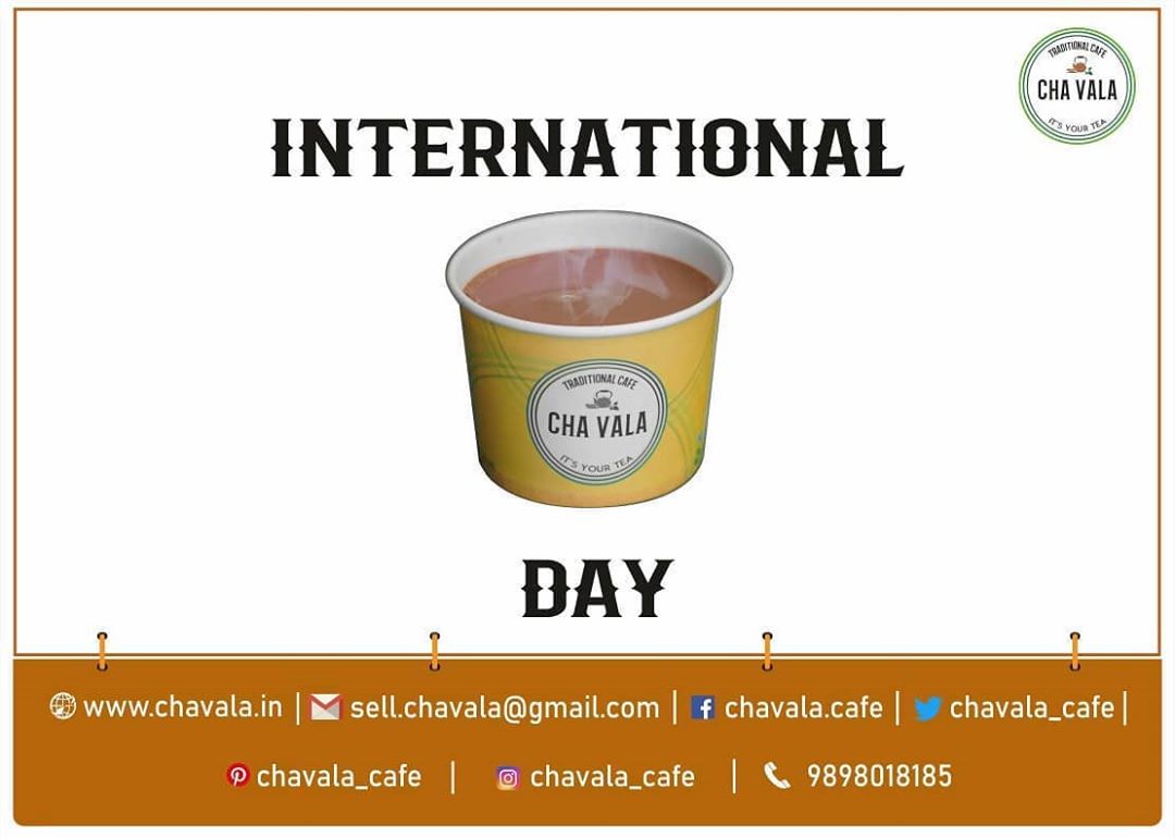 chavala_cafe's tweet photo. मान लो मेरी राय,
सबसे बेहतर है चा वाला की चा...Happy International Tea Day☕

#cafe #cha_vala #rajkot #gujarat #friends #family #food #love #thursday #safetyfirst #stayhome #staysafe #InternationalTeaDay https://t.co/LZO9apKvWa