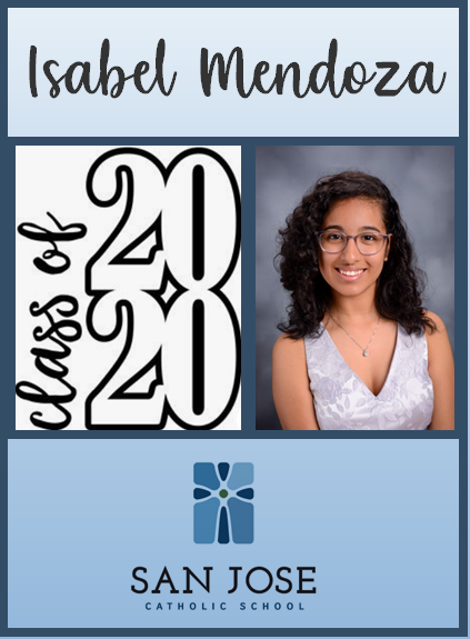 SanJoseCSJax's tweet photo. 8th grade Spotlight of the Day! We are so proud of our 8th graders and are excited to see where their journey leads them. Their presence on our campus will be greatly missed. Congratulations, Class of 2020! #sanjosecatholic #classof2020 #catholicschoolstrong https://t.co/p4XQjfeW0Z