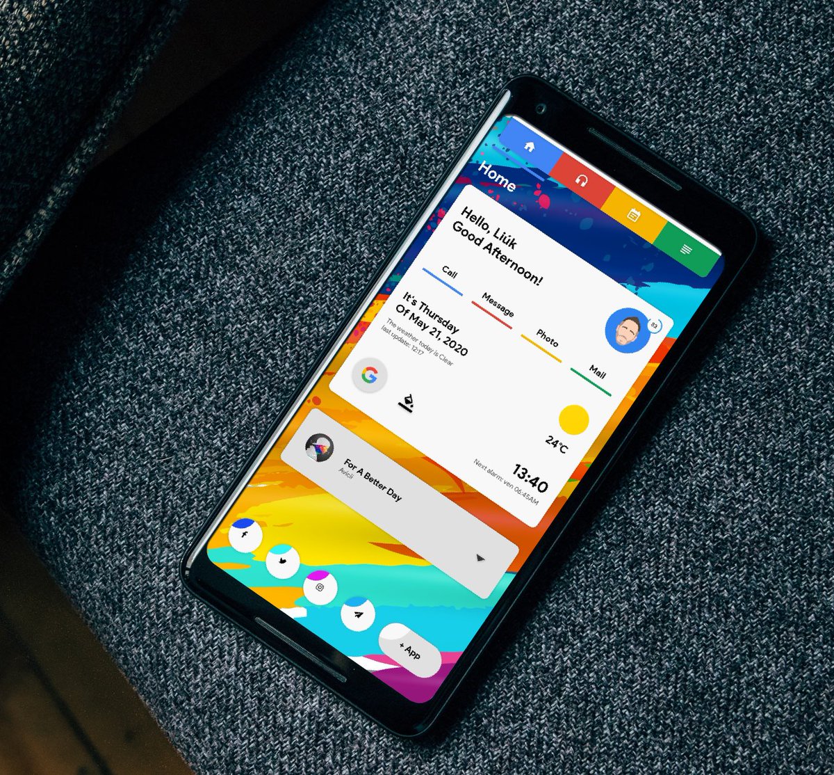 TheKwgt's tweet photo. Next pack... I'm working for you!
4 in 1
White version
Wallpaper by @theboldgeek
#widget #kwgt #italy🇮🇹 #android #Homescreen #homescreengoogle #homescreensetup #personalizzazione #nerd #colours #iconpack #pixel #pixelstyle #material
Face Pic by @facetoonlogo 😁 https://t.co/v7fSmPJRgM