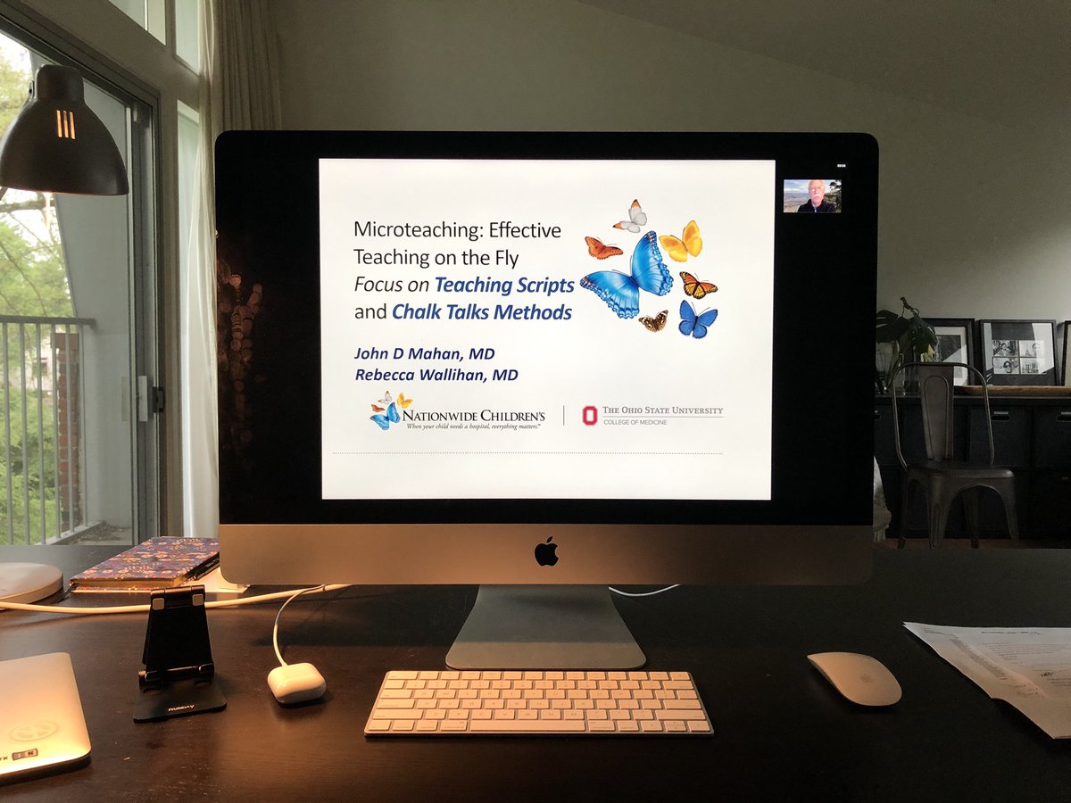 PLLU's tweet image. Thanks @MedEdMahan for joining GI virtually this AM to talk #microteaching.

Practical tools:
-One minute preceptor framework
-Teaching scripts (keep simple,  share)
-Chalk talks (adding visual)

Maybe things we’ve encountered/used but helps to prepare &amp;amp; be purposeful. 🙏 #MedEd