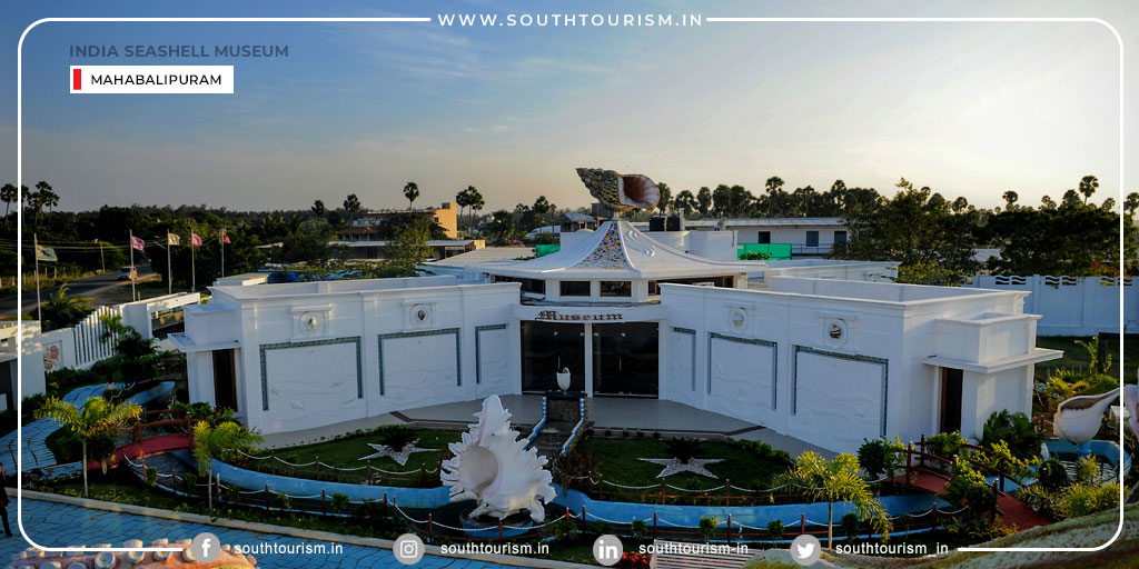 southtourism_in's tweet photo. Admire Asia's largest #seashellmuseum at #Mahabalipuram. Words fall short to describe the spellbinding collection of seashells from the #IndiaSeashellMuseum at Mahabalipuram has to offer. The #museum is built in such a way that it gives an illusion of sea & its life.
#MuseumWeek https://t.co/vIZLLiih72