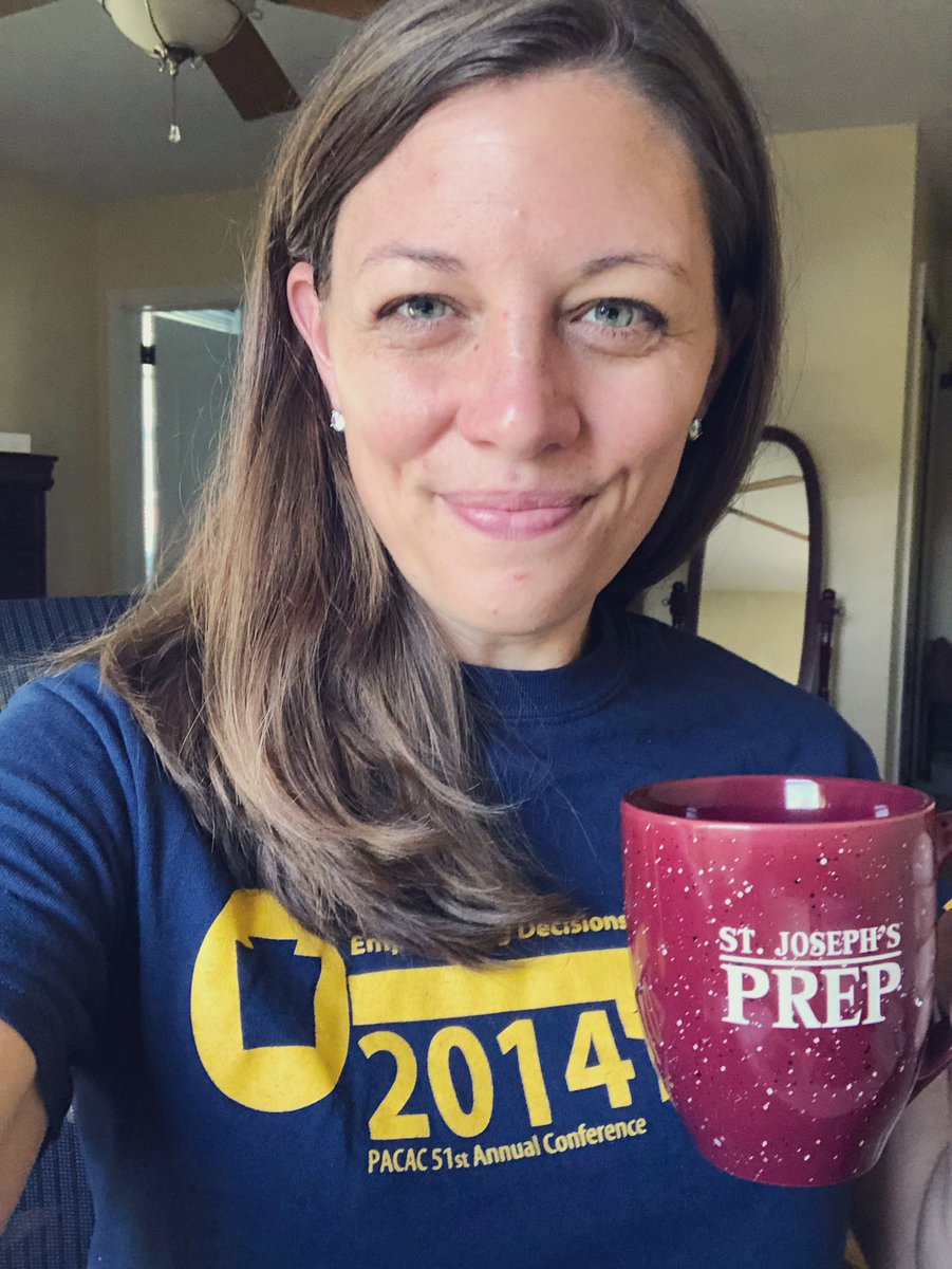 CorinneSJP's tweet image. It’s #PACACday !!! Vintage 2014 CPC shirt and @SJPREP mug. Who’s joining me for coffee?? @PACAC1954 @PACACconference