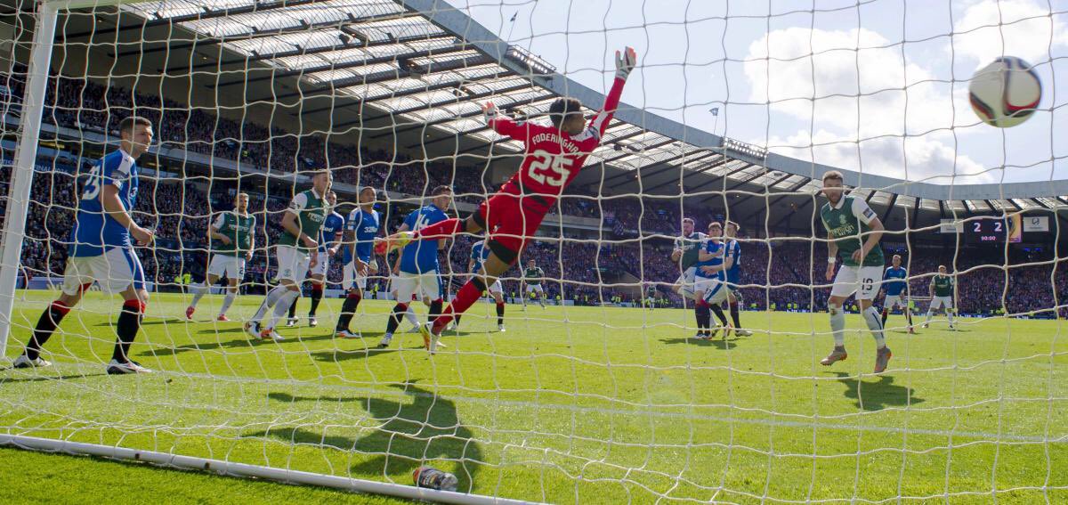 HibernianRetro's tweet photo. #ThatDayInMay David Gray in the 9οΈβ£2οΈβ£nd minute headed home to score the winner π https://t.co/iCnYArcNuT