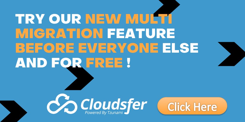 Cloudsfer's tweet photo. Do you want to try out the latest and greatest features released in Cloudsfer before most others? If yes, then JOIN TODAY to our champions program: https://t.co/yFwefran64
#CloudMigration #multiplemigrations #CloudtoCloud #cloudcomputing #newproduct #cloudtransformation #TechNews https://t.co/b7bp69OaMO