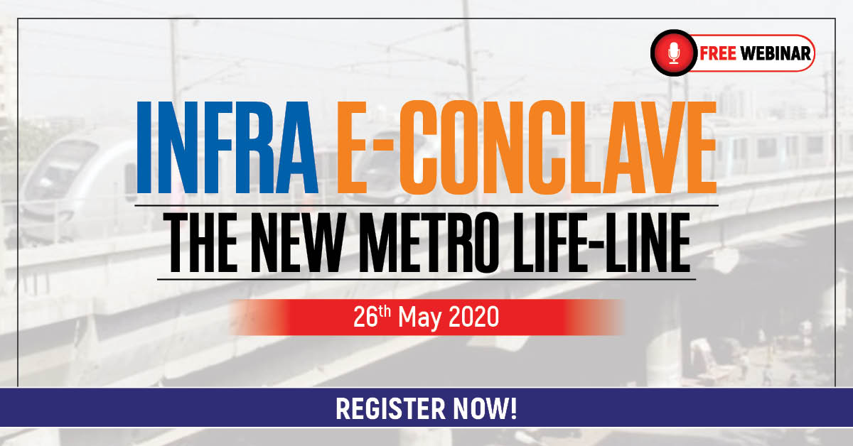 CWmagazine's tweet image. Construction World invites you to join us for our next webinar on "The New Metro Life-Line" (Partner Association: #JKumarInfraProjects) scheduled on 26th May at 10:50 AM. Register for FREE webinar: tiny.cc/clkhpz

#CWWebinar #infraProjects #Metro #MetroRail #IndianMetro
