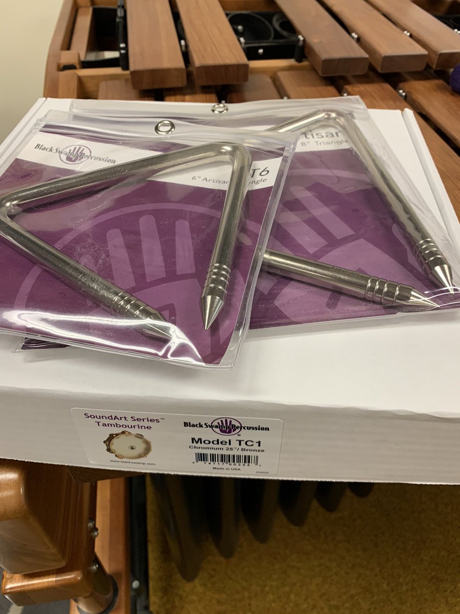 WCUPercussion's tweet photo. Christmas in May??? Thanks to our admin for the awesome new gear, especially during uncertain times! Amazing new stuff from @PearlDrumCorp @blackswamp and @ZildjianCompany courtesy of @SteveWeissMusic - They’re all THE BEST! https://t.co/TB1I4oUhsl