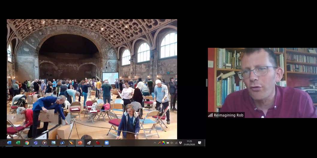 centre_alt_tech's tweet photo. We need to “fire people's imagination” and create a longing for a #ZeroCarbon future!
 
Great to have @robintransition talk on our online #ZeroCarbonBritain course, looking at how we need to create the space to imagine sustainable futures if we are to bring them about. https://t.co/fVWJ0p5nfY
