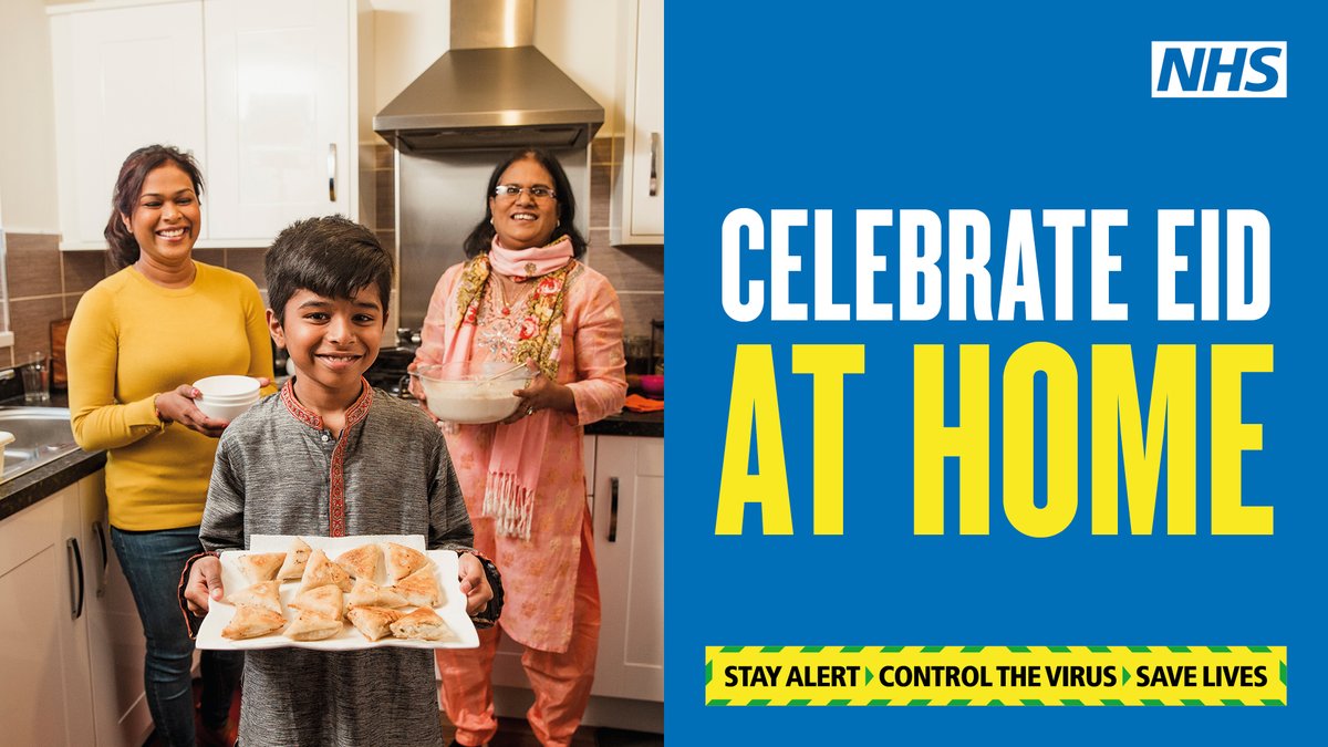 Celebrate Eid at home, help control the spread of coronavirus and save lives. #Dudleystayshome #EidAtHome

Useful information at: publichealthmatters.blog.gov.uk/2020/04/22/sta…