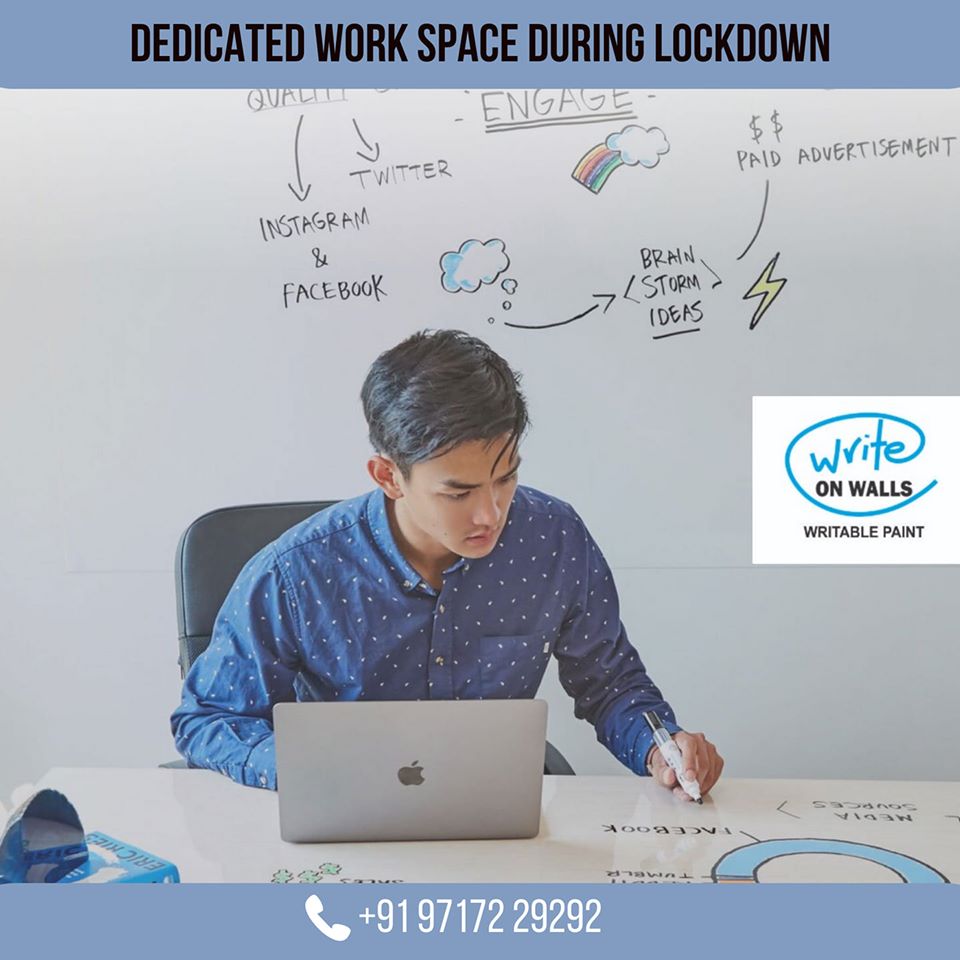 Writeonwallss's tweet photo. Create a dedicated workspace for yourself by getting a writable wall and desk. Make work from home more interesting and effective.
please call at +91-9717229292
#writeonwalls #workfromhome #writablepaint #writablewall #writabledesk #wfh #homeoffice #scribblingwalls #ideation https://t.co/HzqIXUlYTp