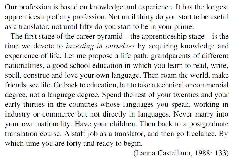 auhumaran's tweet image. Ready to begin... at 40? 📚👓 Great food for thought from Mona Baker's "In other words" #xl8 #t9n #1int
