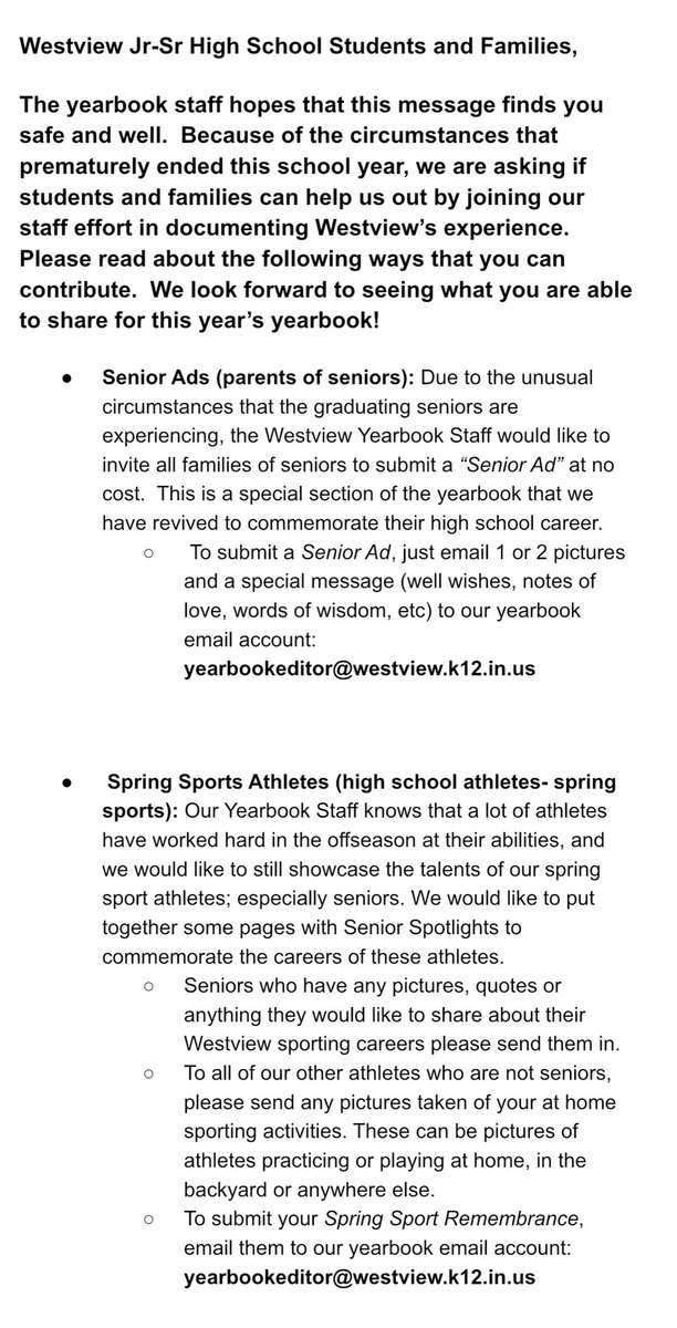 wvJSHS's tweet photo. The yearbook staff NEEDS YOUR HELP! #SendInYourPics https://t.co/KJarraYo2y