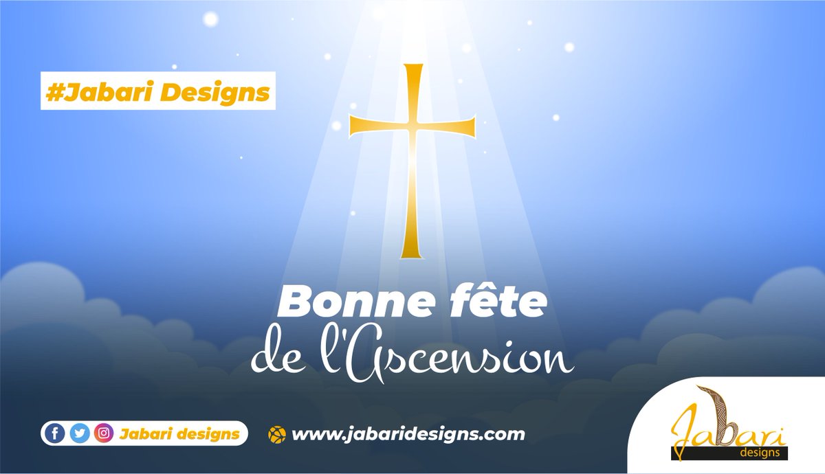 JabariDesigns's tweet photo. [Jabari Designs - Ascension]
Bonne fête de l'ascension à toute la communauté chretienne.

#JabariDesigns
#IdentitéCulturelle
#CulturalIdentity https://t.co/sH88jp30zH