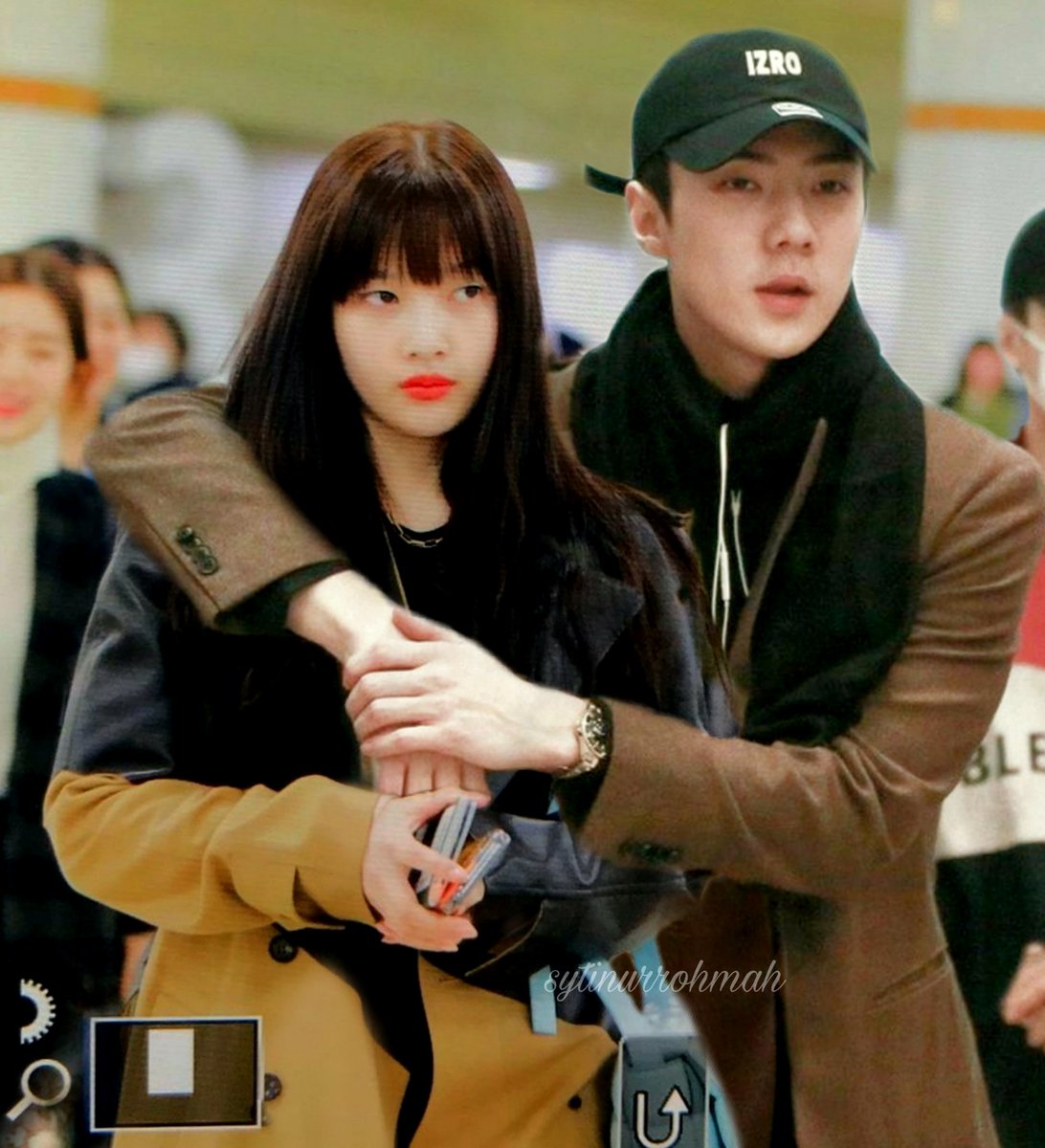Adistyjoy's tweet photo. #Hunjoy #ohsehun #parksooyoung https://t.co/B6wbnslIP2