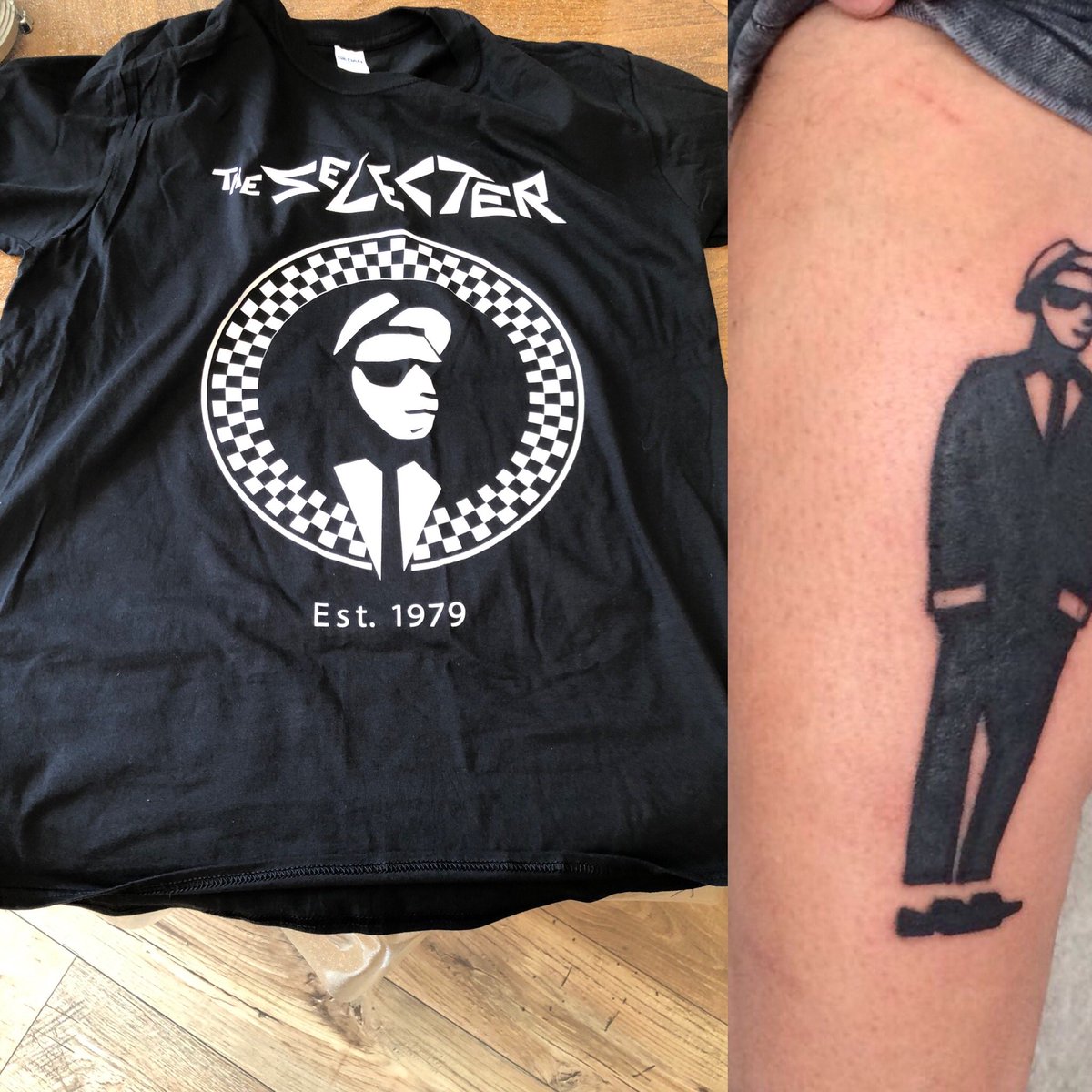 BobsyRob's tweet photo. @TheSelecter So pleased this arrived today, sort of compliments my #twotone tattoo, thanks for the super quick service at #tmstores too!! https://t.co/RTgMYBA374