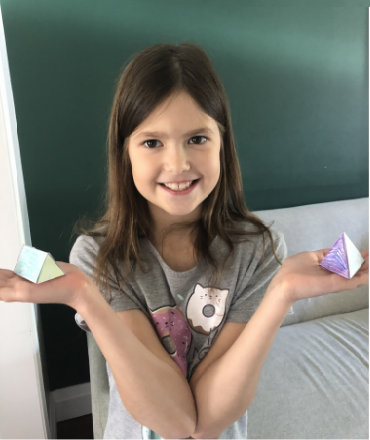 sdunning11's tweet photo. Here are more Grade Threes having fun building nets and showing their understanding of the properties of pyramids and prisms.  🎵All about the base 'bout the base!
@StTimothyHCDSB https://t.co/QEkYDLwkKo