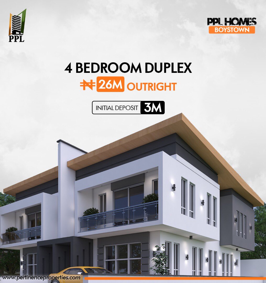 hony8800's tweet photo. NOW SELLING
 Four Bedroom Standalone Duplex with as low as 3 Million Naira, Initial deposit

Location: VIP Gardens, Boystown, Ipaja, Lagos

Price: 26 Million Naira
#PertinencePropertiesLimited #Property #propertyinvestment #realestate #ipaja #vipgardens https://t.co/i0KpbupnLY