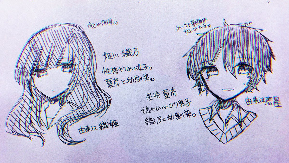 sobaaki729's tweet photo. 高校で書いてた小説にいた七夕幼馴染を紹介するぜ！！！！ https://t.co/qBXSPiVdgl