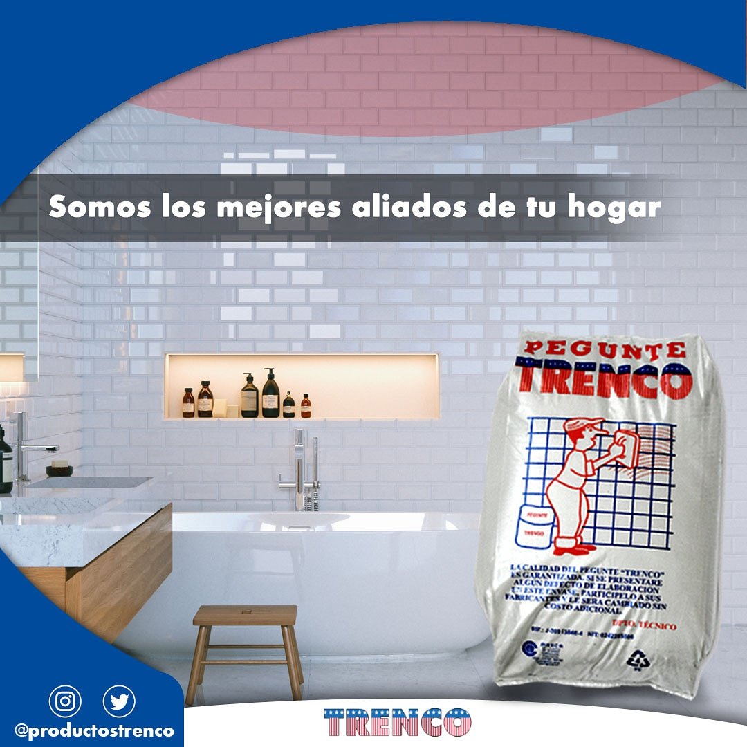 productostrenco's tweet photo. Somos especialistas en hacerte sentir cómodo en tu hogar. Nuestros Productos están hechos a base de cemento y minerales para darle ese acabado a la baldosa que tanto te gusta.
.
#productostrenco #pegunte #remodelación #materialesdeconstrucción #renovandoelhogar #venezuela https://t.co/rn7I1QDiPN