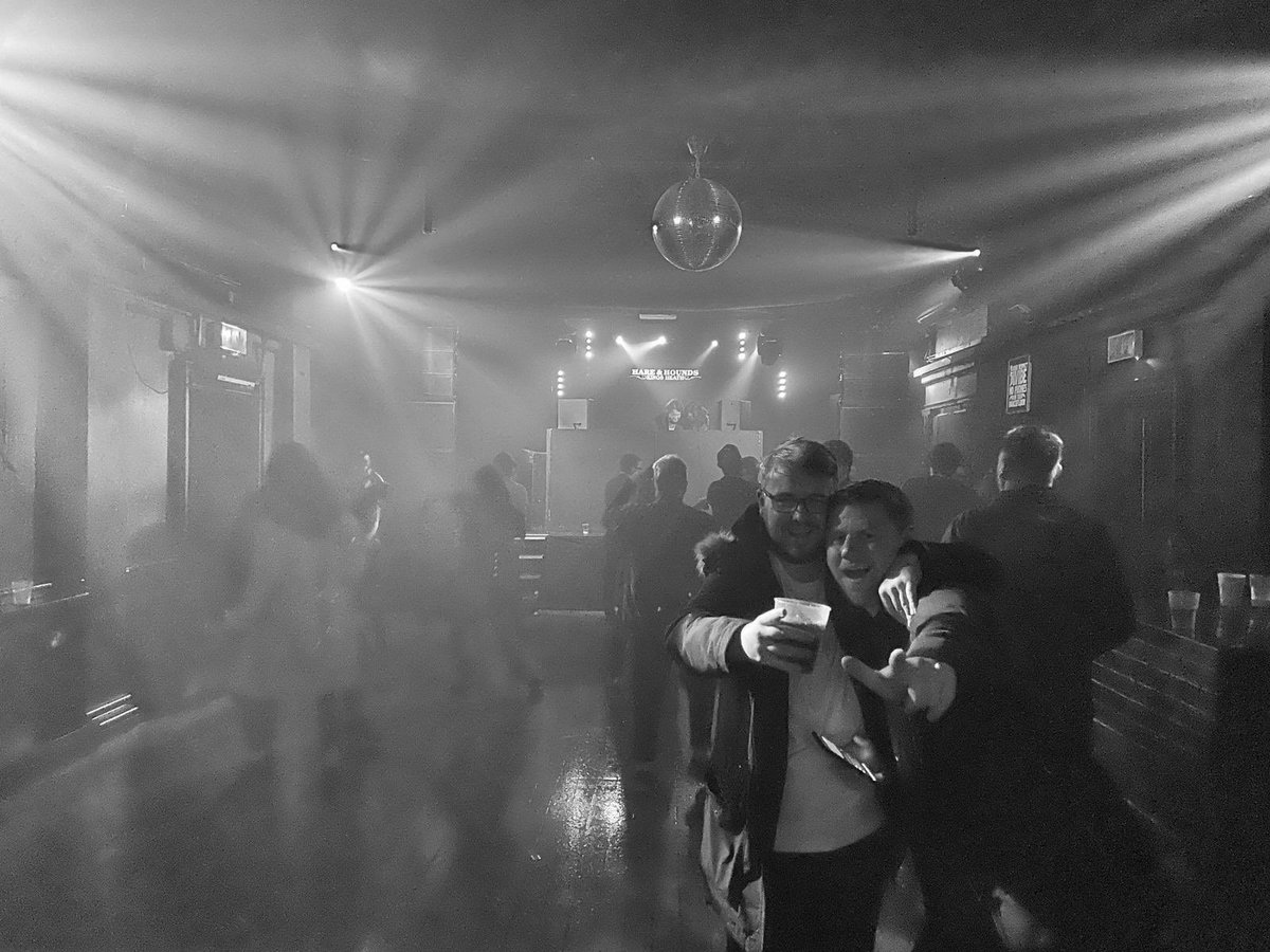 SheldonTarpey's tweet photo. In the Hare & Hounds after a couple of beers at The Hop & Scotch escalated to an IDLES DJ Set. 15th of March. #LastNormalPhotos https://t.co/6zCzDG892g