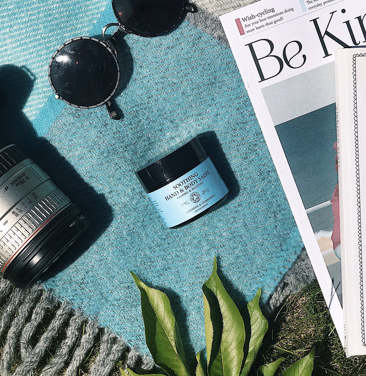 Loving these sunny days? Our Soothing Hand &amp; Body Salve works wonders as an after sun treatment - and if it melts, just pop it in the fridge! ☀️