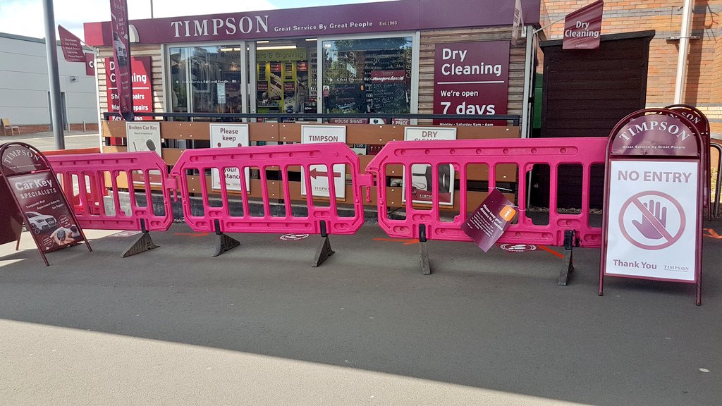 LtdTimpson's tweet photo. Timpson Kidderminster outside Sainsbury's back open and ready for business. We have our own queue system so no need to wait in the queue for the main store too use us. Stay safe and see you all soon! #timpson #kidderminster @GarethFordTimp @backdore @JamesTCobbler https://t.co/HOC3PxL3iz