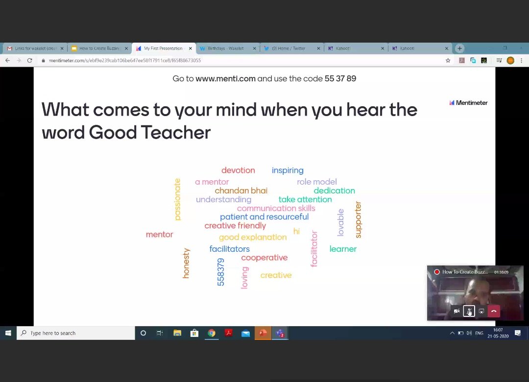 EdChatIND's tweet photo. "Building connect and celebrating students will work wonders in your online classes and will convert it into #BuzzingClassroom
Congratulations to @IamCJha for the amazing webinar under #NoLockdown4Learning #Season2 series
For more such sessions Register ⬇️
https://t.co/YK1ctbzTe0 https://t.co/ld6d2sGRsB