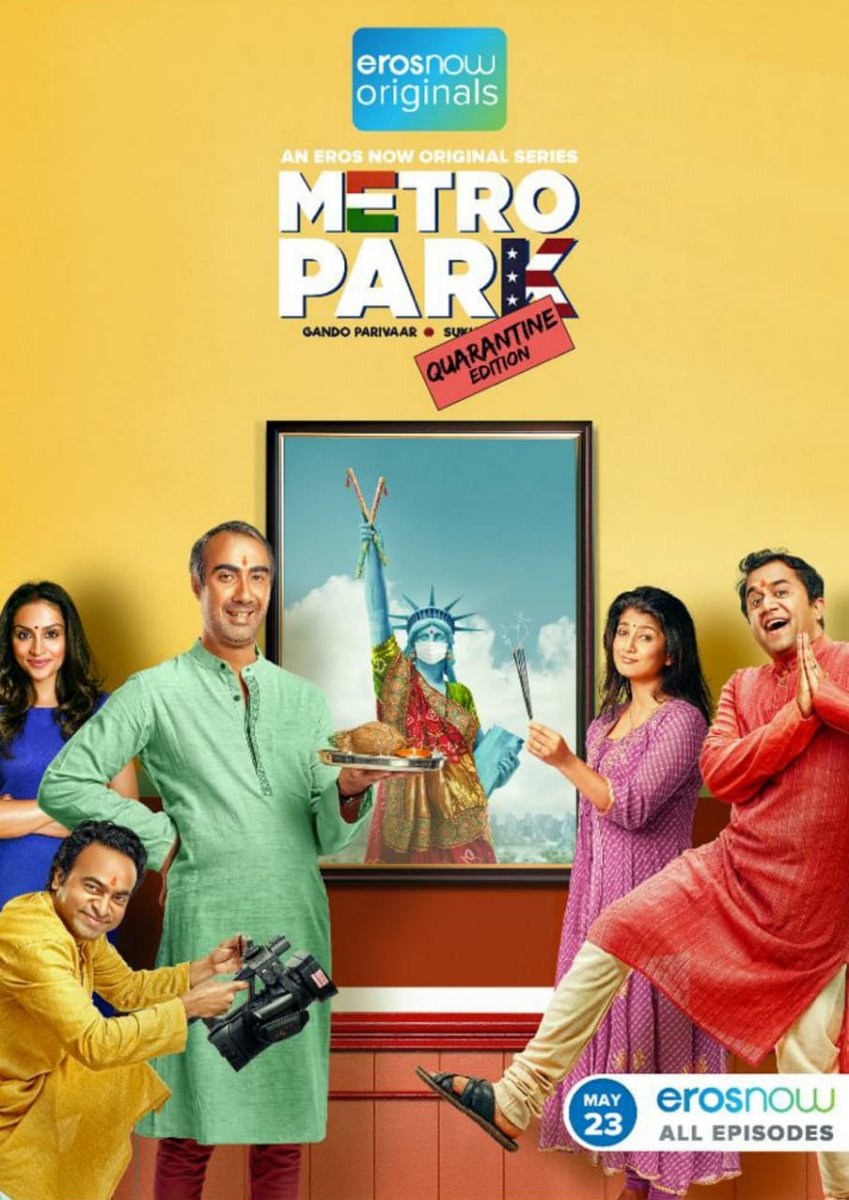 Now @ErosNow is coming up with a Quarantine version of the #RanveerShorey starter Metro Park. Binge watching game on point!