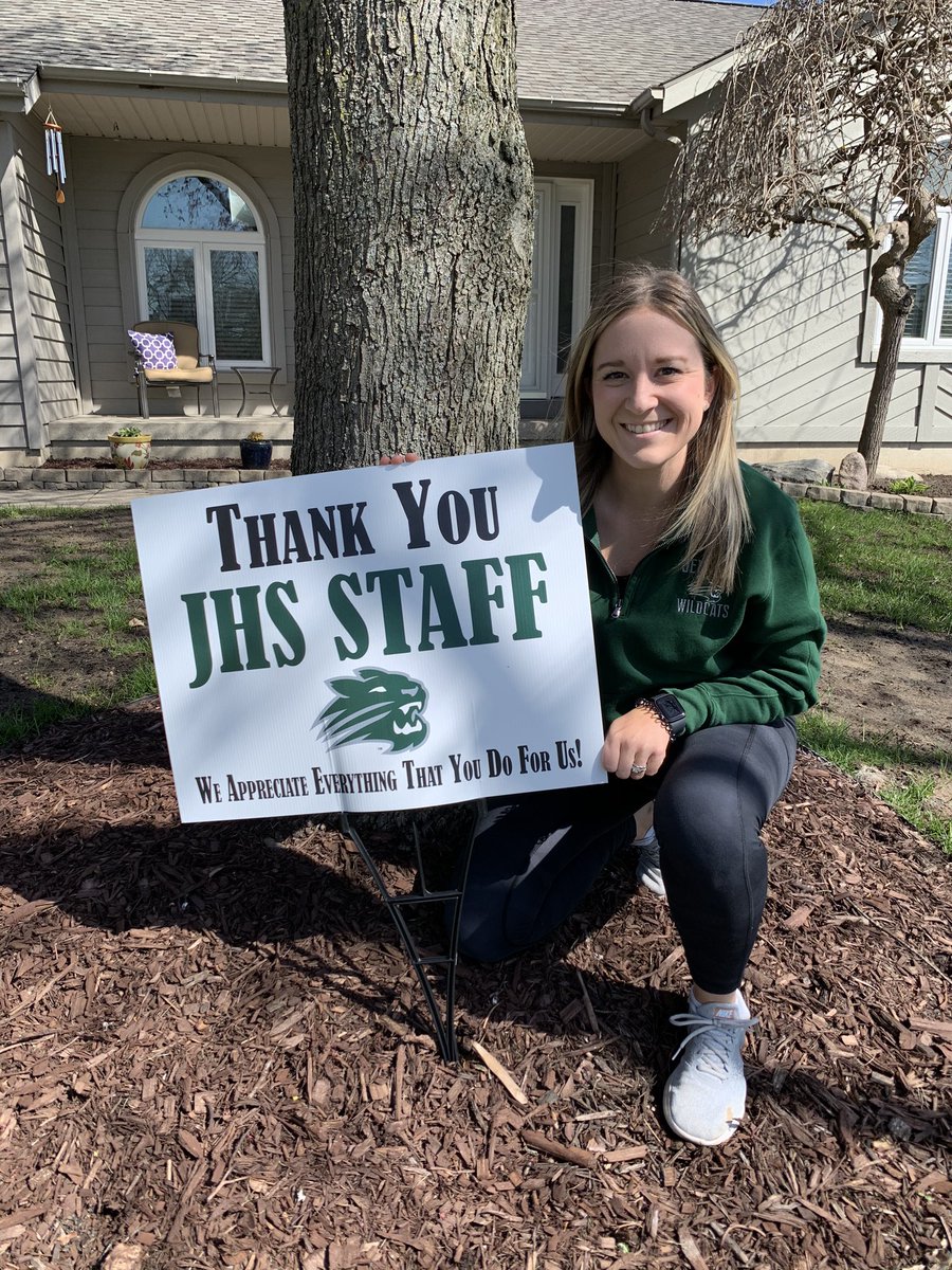 Forgot to post this here earlier but thank you <a href="/JenisonStudCo/">Jenison Student Council</a> for brightening up the week! Not taking it down anytime soon 😊
