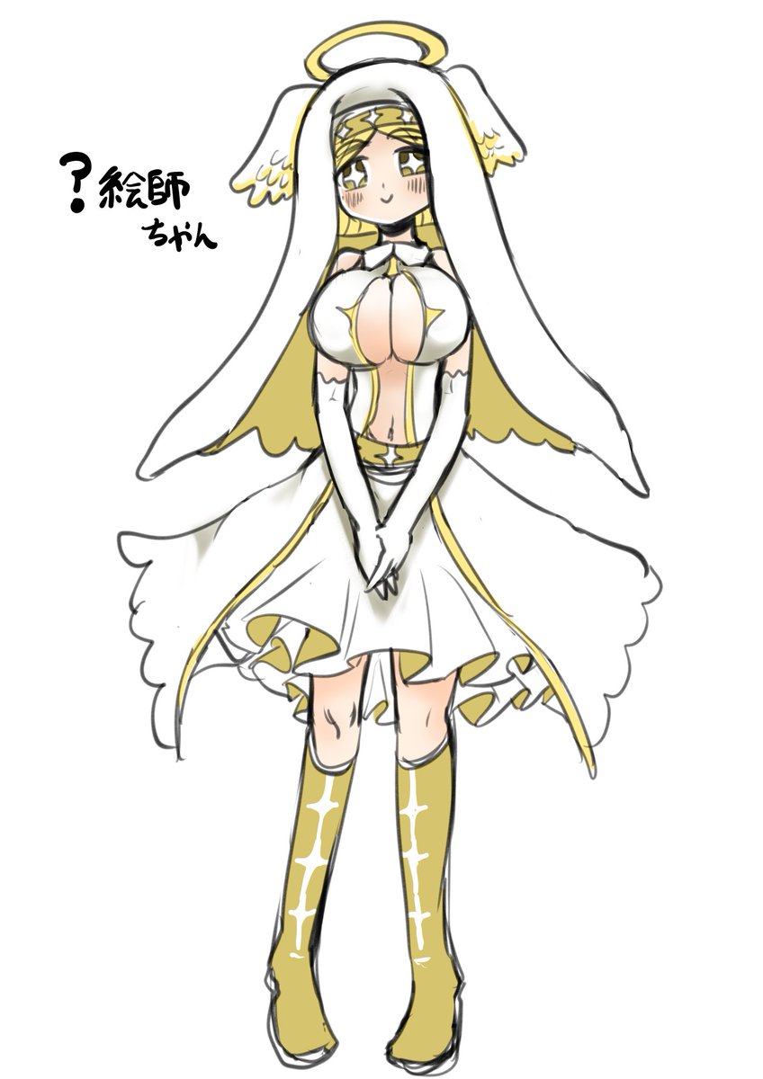 「ザコ絵師ちゃんの新キャラをこっしょり考え中… 」|さりい・Bのイラスト