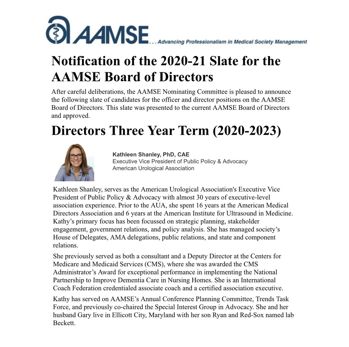 ThinkStatice's tweet photo. Congratulations to our Founder @kzwarick for her new role on the American Association of Medical Society Executives Board of Directors! #AAMSE @AAMSE
https://t.co/HFNIT4bGjF https://t.co/RjTfOMLoKf
