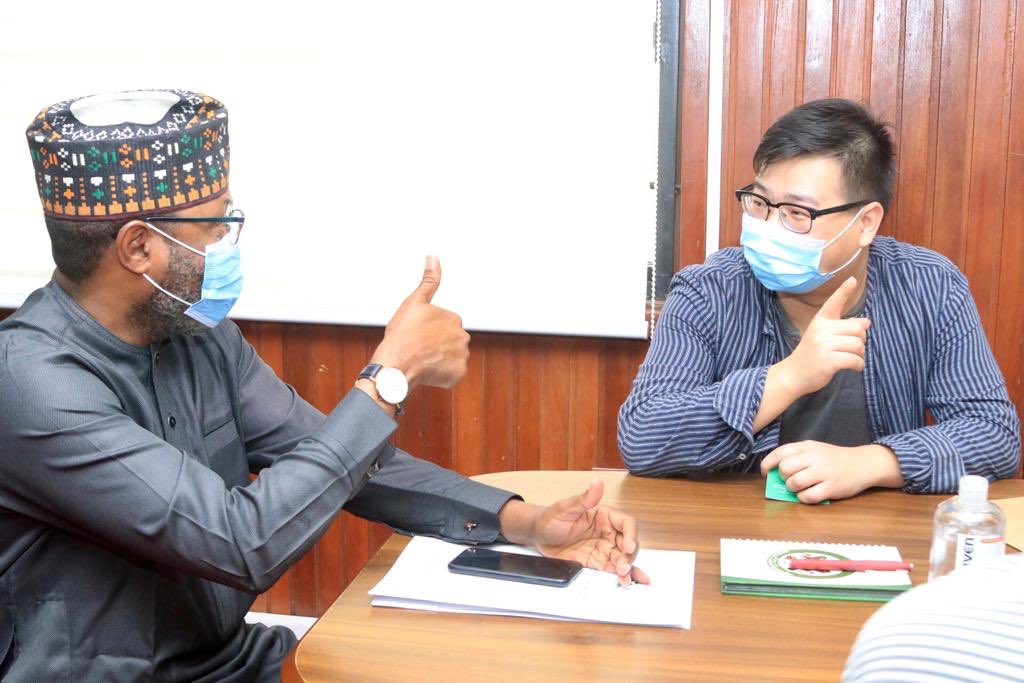 MohdHAbdullahi's tweet photo. Messrs Marcus & Rex as part of CSR obligations donated face masks to my office today @FmstNg to support my #TeamMinisterOfState fight against #Covid19. We had the symbolic presentation in my office.
#MaskUpYourself
#KeepSelfDistancing
#LetsBeResponsible https://t.co/5hwfPDZwVP