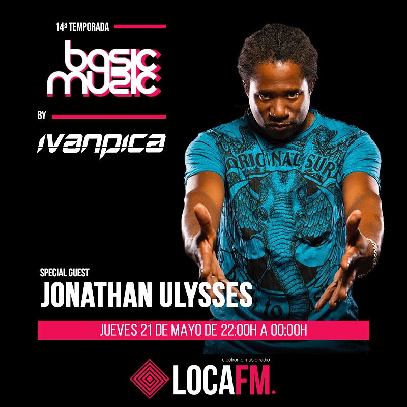 IvanPicaMusic's tweet photo. Tonight 22:00 hrs my special guest on @BasicMusicRadio Mr. @jonathanulysses
@locafm https://t.co/vnFtsaXndO