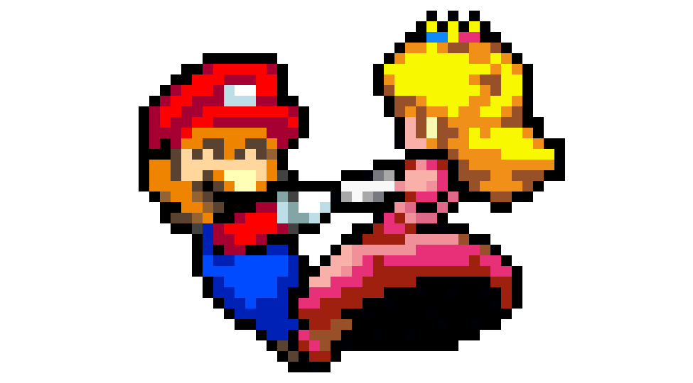 yourdailymario's tweet photo. Mario and his Princess twirling together. C/- Super Princess Peach https://t.co/EM0Yam0LCe
