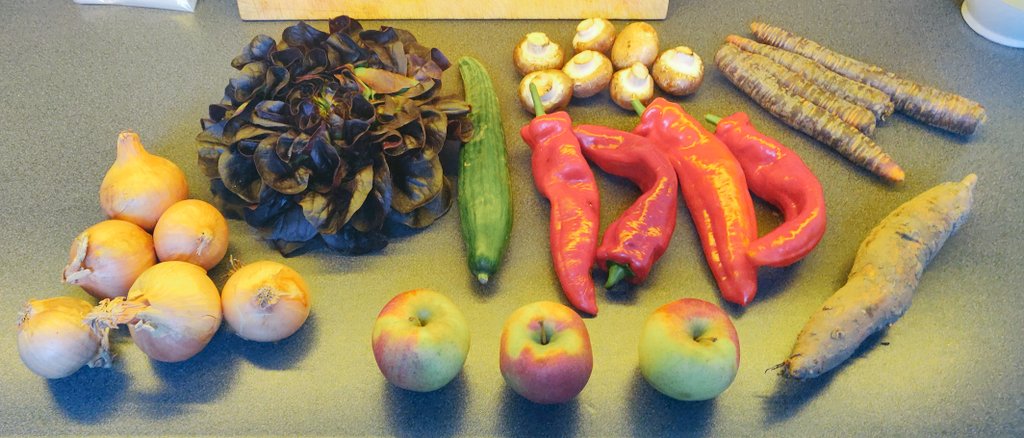 Het Lekkernassûh pakket van gisteren: Wow! 😀😋 #bio