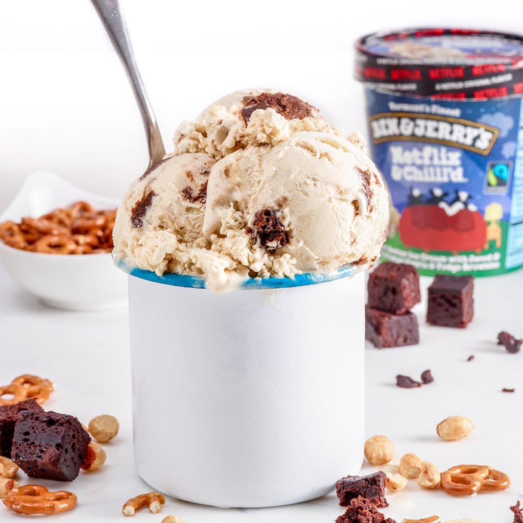 We put it in a nice cup for the picture, but we totally expect you to eat it straight from the pint like the rest of us.