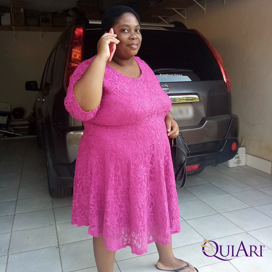 QuiAriOfficial's tweet photo. I'm Barulaganye Morake & this is my #KickstartChallengeExperience. I've been overweight for 10 years. When I tried QuiAri, I fell in love with the delicious shakes and smooth energy. In just 3 months I lost 79 lbs! I never thought I could lose so much! #TeamBotswana #Success https://t.co/SMckMOBzfR