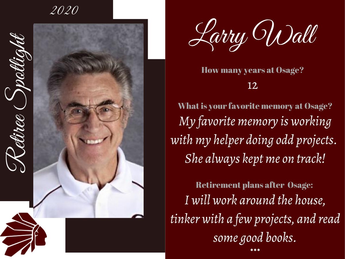 Retiree Class of 2020: Larry Wall