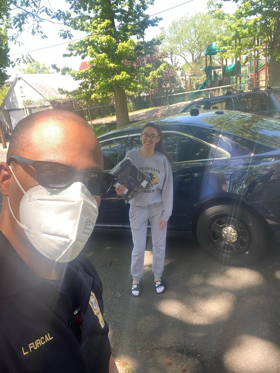 Today I participated in the Cap and Gown distribution lights and sirens was a must.  Congrats to the Class OF 2020! 
<a href="/PLozanoHHS/">Patricia Lozano</a> <a href="/HHSComets/">Jim Montesano</a>
#CometPride #CometStrong #Class