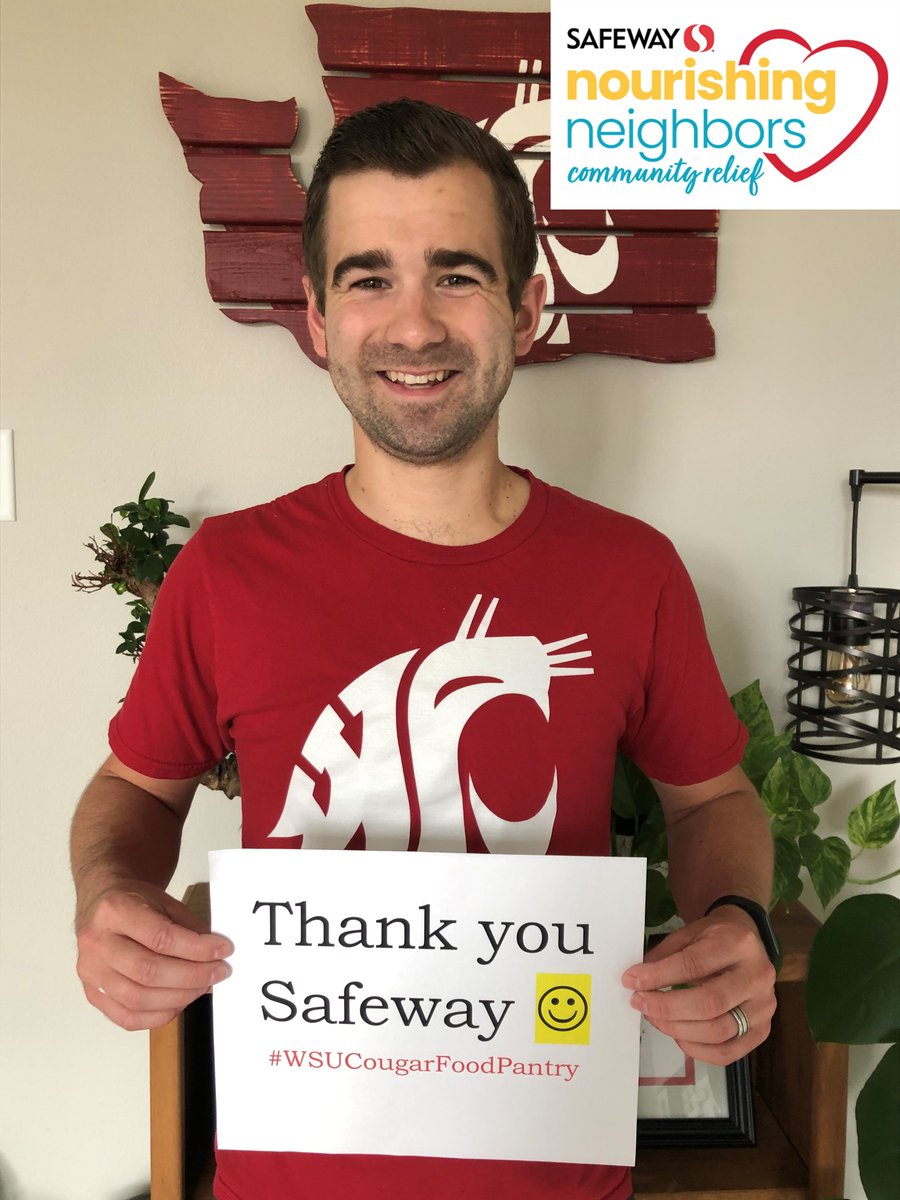 Heartfelt thanks to @Albertsons and @Safeway  for making WSU Vancouver part of the #NourishingNeighbors family with a $10,000 grant to our Cougar Food Pantry! This grant will nourish hundreds of VanCougs and their families. #GoVanCougs